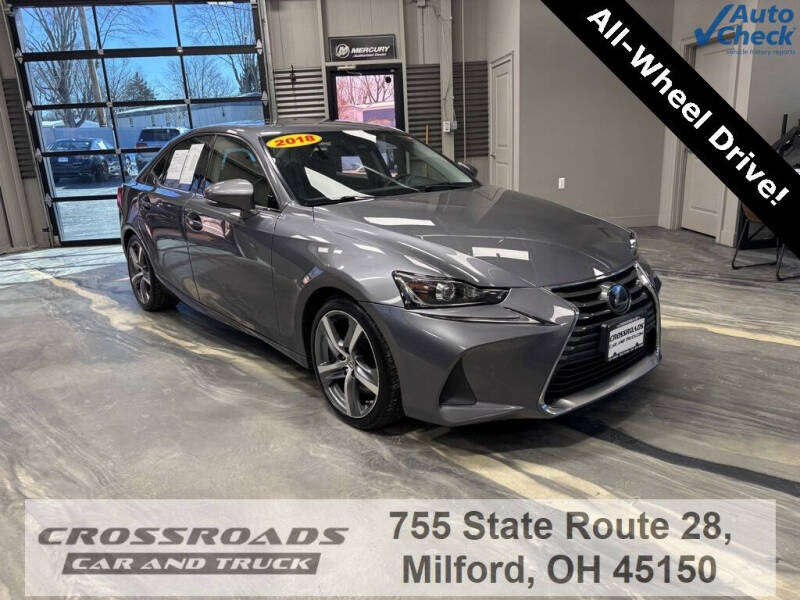 2018 Lexus IS 300 for sale at Crossroads Car and Truck - Crossroads Car & Truck - Milford in Milford OH