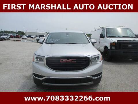 2018 GMC Acadia for sale at First Marshall Auto Auction in Harvey IL