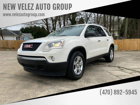 2012 GMC Acadia for sale at NEW VELEZ AUTO GROUP in Gainesville GA