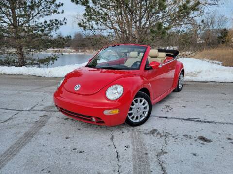 2004 Volkswagen New Beetle Convertible for sale at Excalibur Auto Sales in Palatine IL