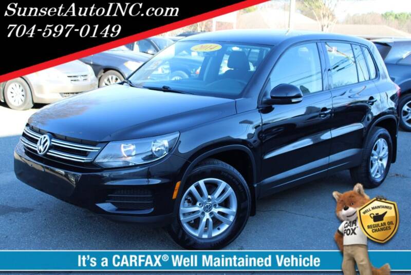 2014 Volkswagen Tiguan for sale at Sunset Auto in Charlotte NC