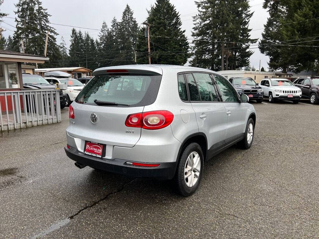 2011 Volkswagen Tiguan for sale at PLATINUM AUTO SALES INC in Lacey, WA