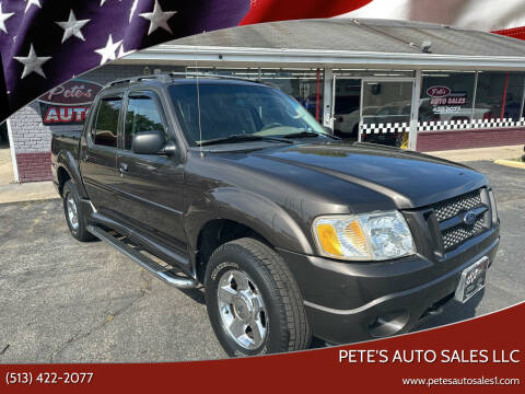 2005 Ford Explorer Sport Trac for sale at PETE'S AUTO SALES LLC - Middletown in Middletown OH
