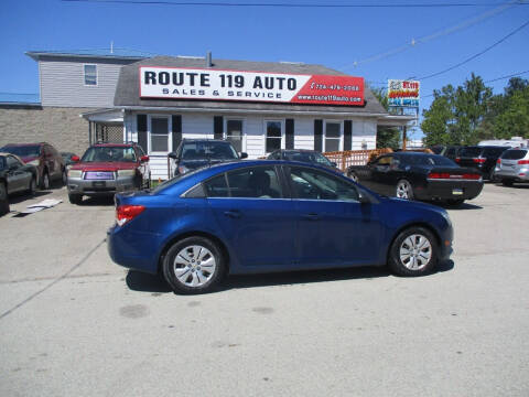 2012 Chevrolet Cruze for sale at ROUTE 119 AUTO SALES & SVC in Homer City PA