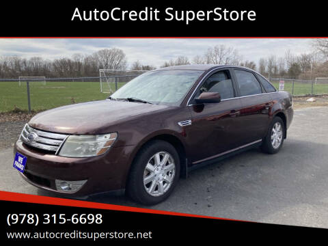 2009 Ford Taurus for sale at AutoCredit SuperStore in Lowell MA