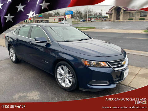 2015 Chevrolet Impala for sale at AMERICAN AUTO SALES AND SERVICE in Marshfield WI