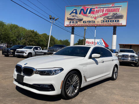 2018 BMW 5 Series for sale at ANF AUTO FINANCE in Houston TX