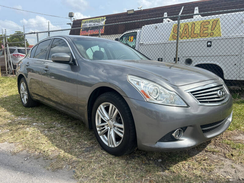 2011 Infiniti G25 Sedan for sale at Florida Auto Wholesales Corp in Miami FL