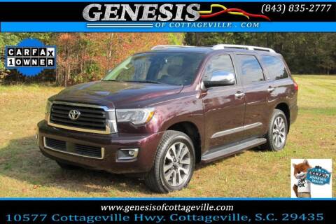 2018 Toyota Sequoia for sale at Genesis Of Cottageville in Cottageville SC