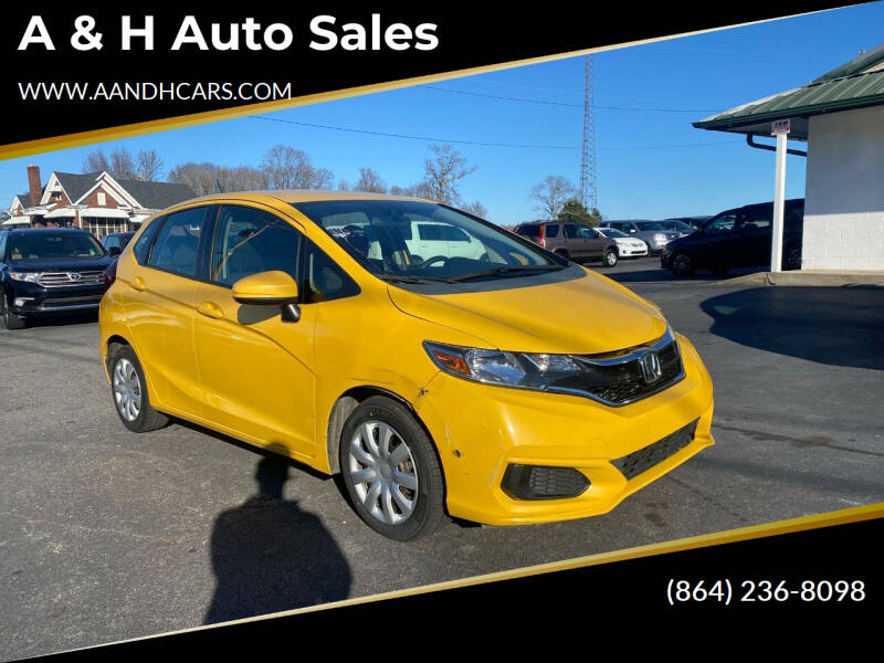 2018 Honda Fit for sale at A & H Auto Sales in Greenville SC