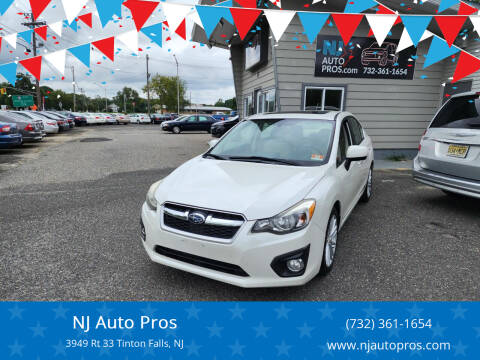 2012 Subaru Impreza for sale at NJ Auto Pros in Tinton Falls NJ
