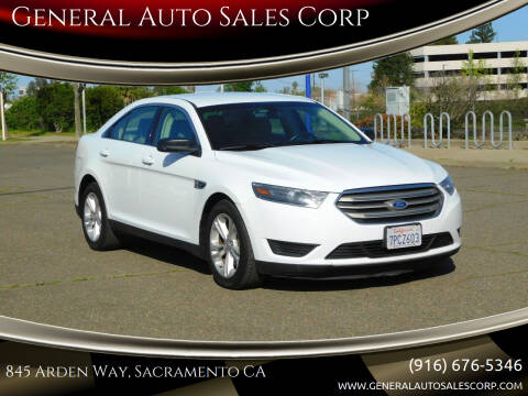 2015 Ford Taurus for sale at General Auto Sales Corp in Sacramento CA