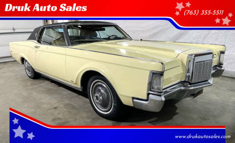 1969 Lincoln Continental for sale at Druk Auto Sales in Ramsey MN