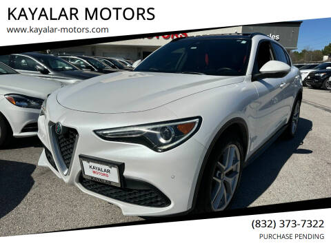 2018 Alfa Romeo Stelvio for sale at KAYALAR MOTORS in Houston TX