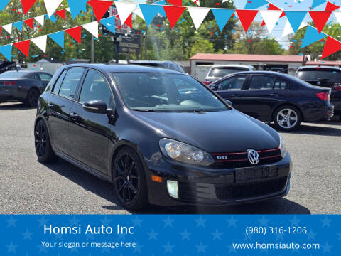 2012 Volkswagen GTI for sale at Homsi Auto Inc in Kannapolis NC