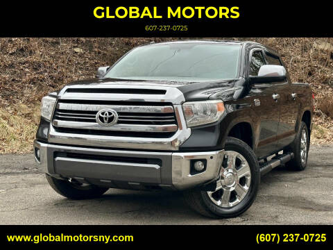 2016 Toyota Tundra for sale at GLOBAL MOTORS in Binghamton NY