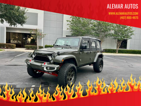 2015 Jeep Wrangler Unlimited for sale at Alemar Autos in Orlando FL