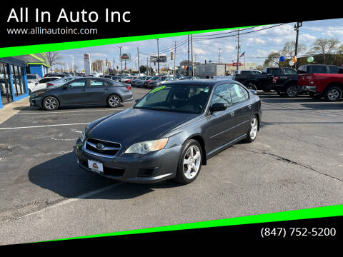 2009 Subaru Legacy for sale at All In Auto Inc in Palatine IL