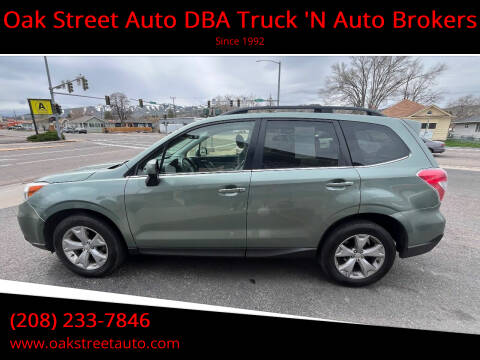 2015 Subaru Forester for sale at Oak Street Auto DBA Truck 'N Auto Brokers in Pocatello ID