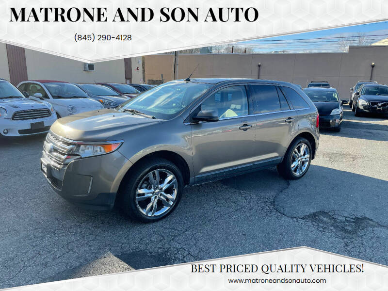 2013 Ford Edge for sale at Matrone and Son Auto in Tallman NY