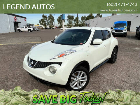 2011 Nissan JUKE for sale at LEGEND AUTOS in Peoria AZ