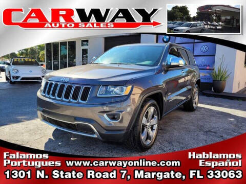 2015 Jeep Grand Cherokee for sale at CARWAY Auto Sales in Margate FL