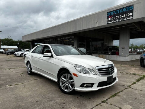 2010 Mercedes-Benz E-Class for sale at ZORA MOTORS in Rosenberg TX