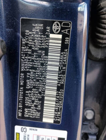 2009 Toyota Matrix S