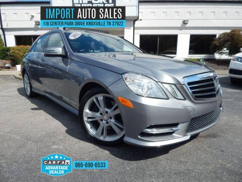 2012 Mercedes-Benz E-Class for sale at IMPORT AUTO SALES in Knoxville TN