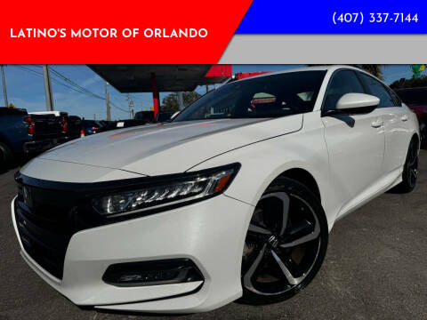 2020 Honda Accord for sale at LATINO'S MOTOR OF ORLANDO in Orlando FL