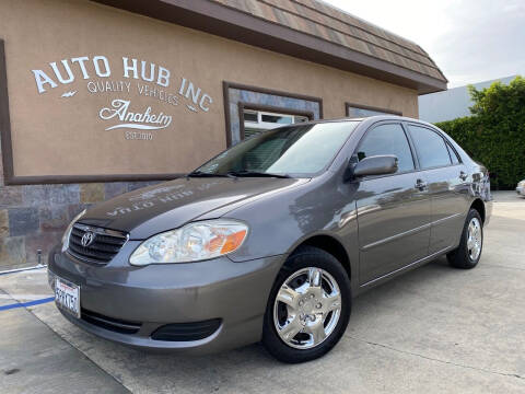 2006 Toyota Corolla for sale at Auto Hub, Inc. in Anaheim CA