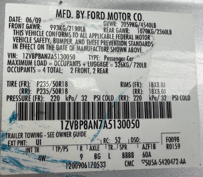 2010 Ford Mustang V6
