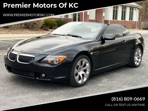 2006 BMW 6 Series for sale at Premier Motors of KC in Kansas City MO