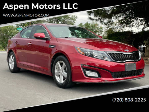 2014 Kia Optima for sale at Aspen Motors LLC in Denver CO