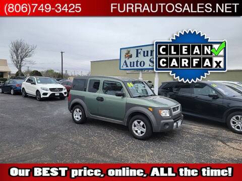 2004 Honda Element for sale at FURR AUTO SALES in Lubbock TX