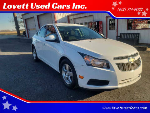 2013 Chevrolet Cruze for sale at Lovett Used Cars Inc. in Spencer IN