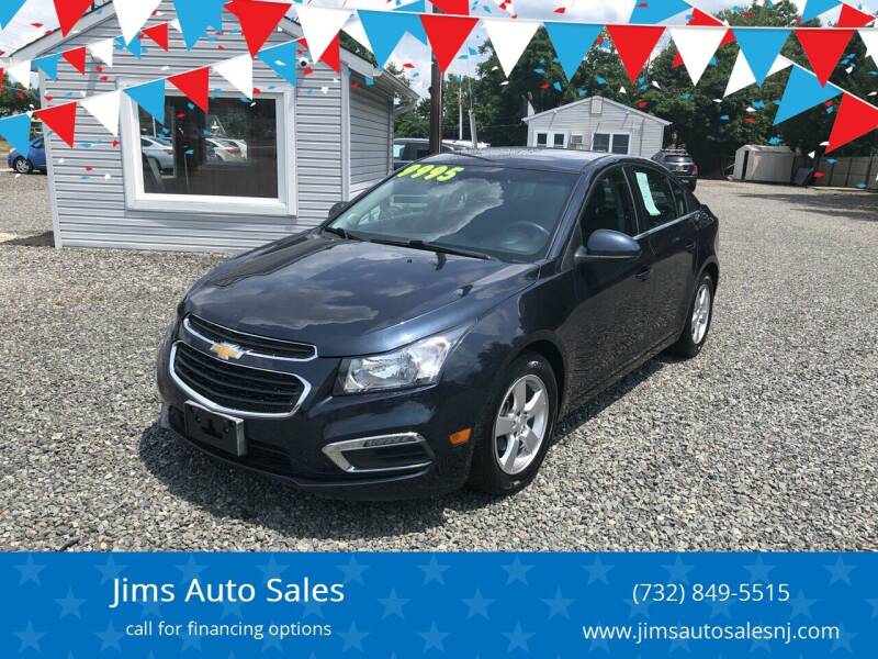 2015 Chevrolet Cruze for sale at Jims Auto Sales in Lakehurst NJ