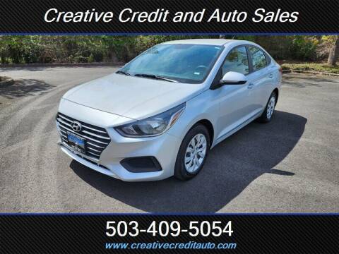 2021 Hyundai Accent for sale at Creative Credit & Auto Sales in Salem OR
