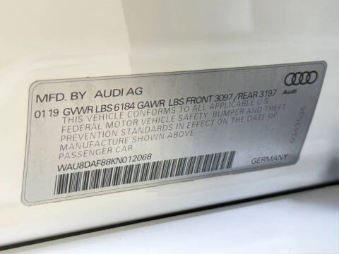 2019 Audi A8 L quattro 55 TFSI