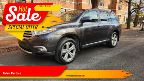 2012 Toyota Highlander for sale at Nolans Car Care in Syracuse NY