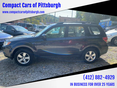 2011 Subaru Forester for sale at Compact Cars of Pittsburgh in Pittsburgh PA