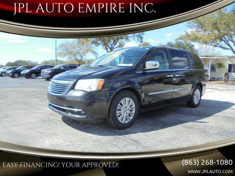 2012 Chrysler Town and Country for sale at JPL AUTO EMPIRE INC. in Lake Alfred FL