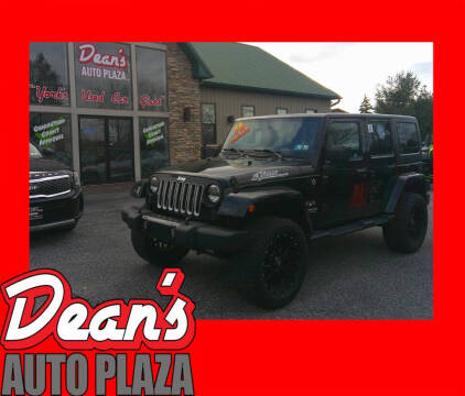 2016 Jeep Wrangler Unlimited for sale at Dean's Auto Plaza in York PA