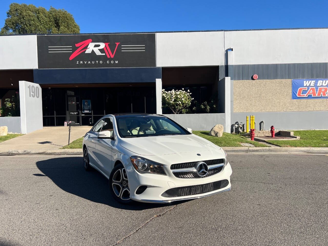 2018 Mercedes-Benz CLA for sale at ZRV AUTO INC in Brea, CA