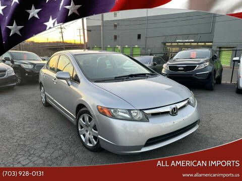 2007 Honda Civic for sale at All American Imports in Alexandria VA