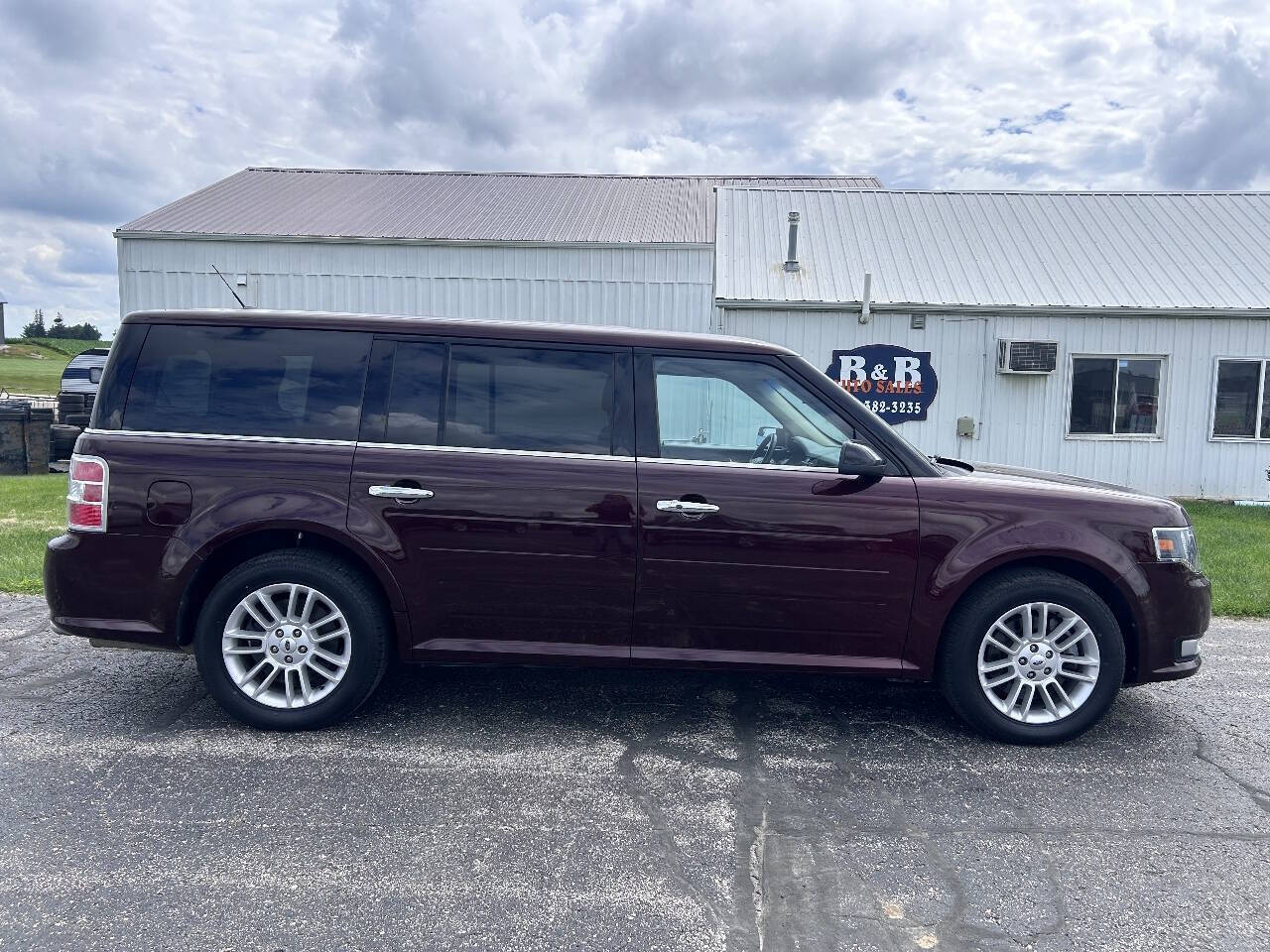 Red (Burgundy Velvet Metallic Tinted Clearcoat) 2019 Ford Flex SUV / Crossover All-Wheel Drive 6-Speed Automatic