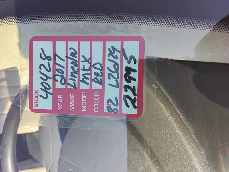 2017 Lincoln MKX Reserve