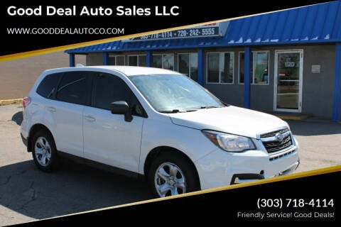 2018 Subaru Forester for sale at Good Deal Auto Sales LLC in Lakewood CO