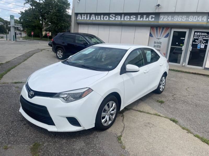 2014 Toyota Corolla for sale at AHJ AUTO GROUP in New Castle PA