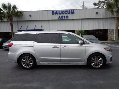 2016 Kia Sedona for sale at BALKCUM AUTO INC in Wilmington NC